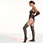 Veil soft mesh lingerie set