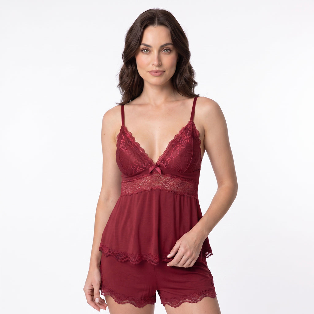 Midnight Allure Lace Set