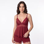 Midnight Allure Lace Set