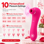 Rose Pulse Suction Vibrator